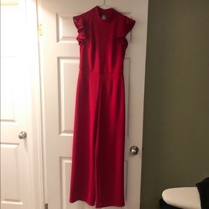 Red jumpsuit